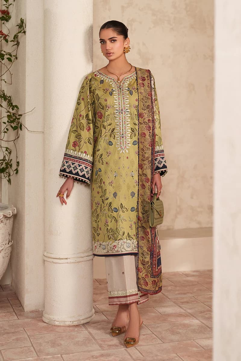 Baroque Embroidered Lawn | UF 4414