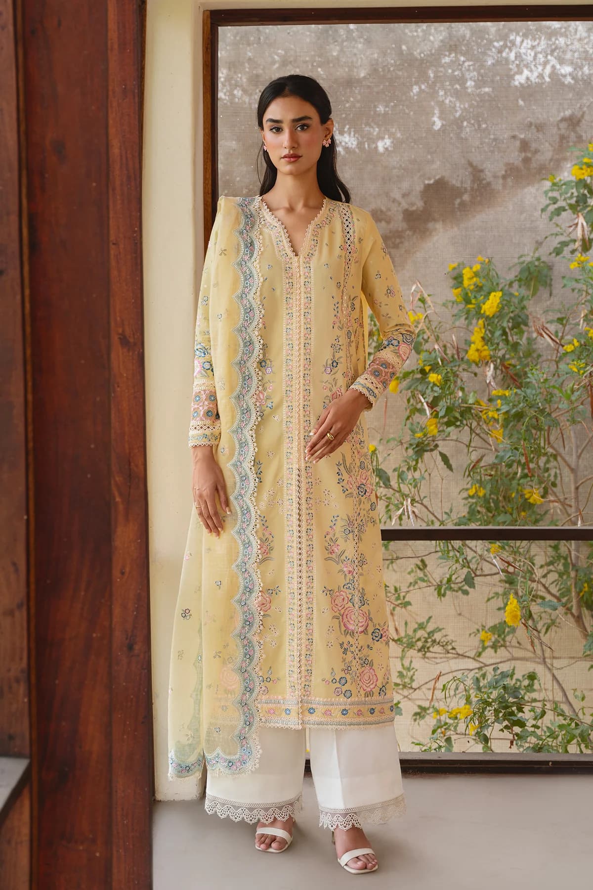 Ayzel Embroidered Lawn 26 Whisper Frost 3 PC