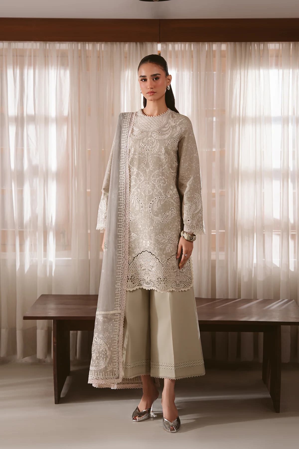 Ayzel Embroidered Lawn 26 Serein Veylin 3 PC