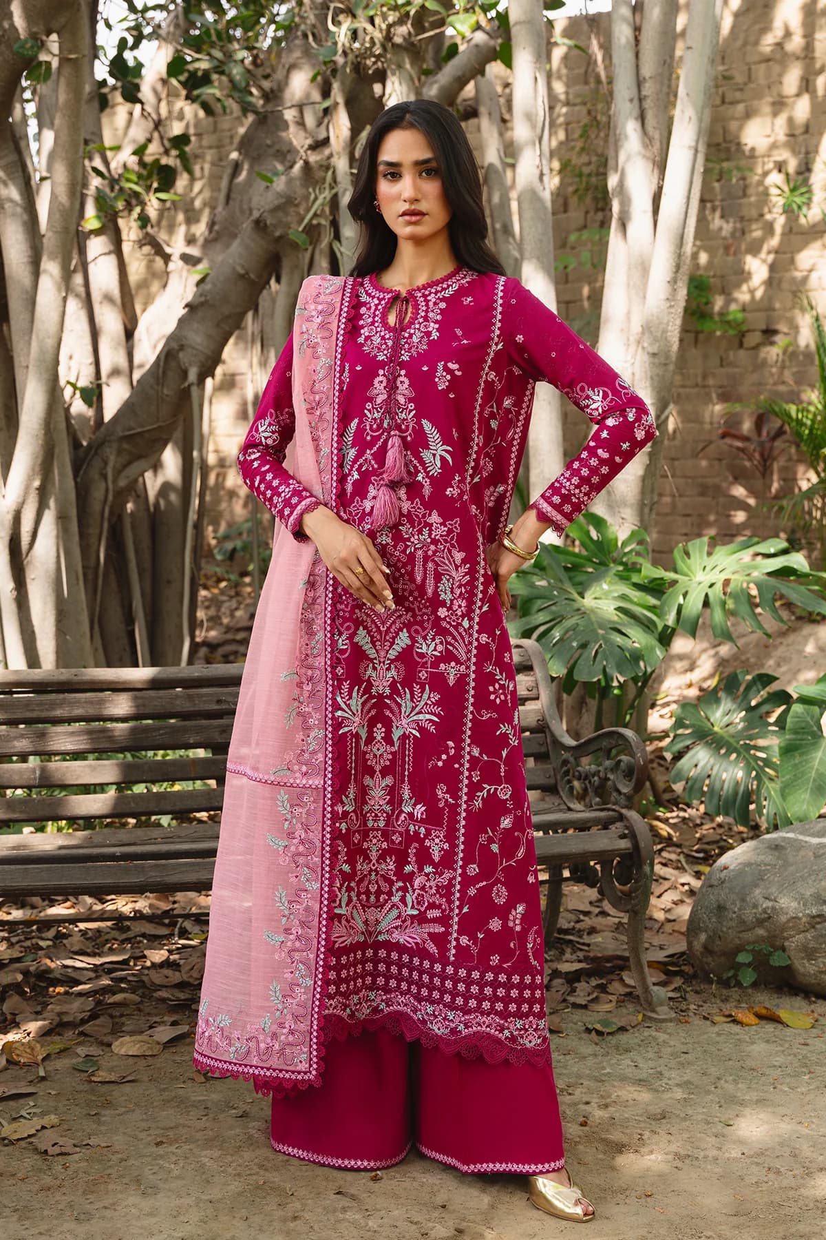 Ayzel Embroidered Lawn 26 Whisper Bloom 3 PC