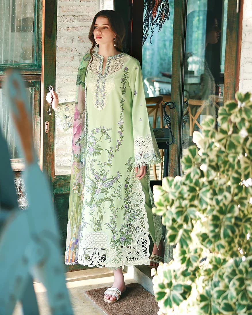 Mushq Hemline Verdant Bloom 3PCs