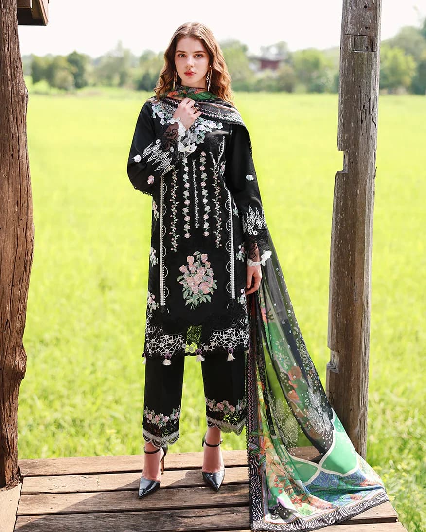 Mushq Hemline Nightshade Bloom 3PCs