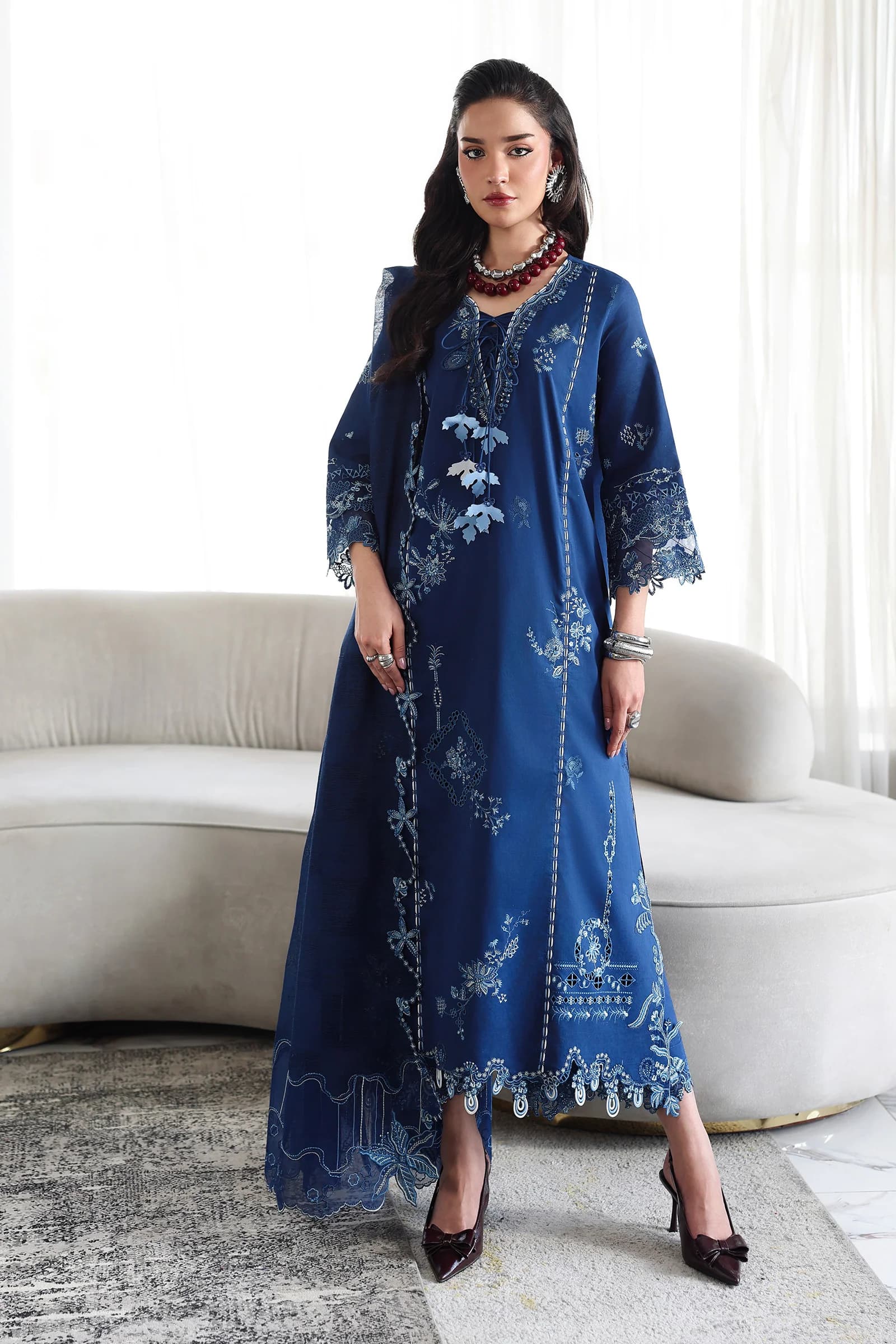 Qalamkar Q Line Lawn Drop 2 Sorai 3 PC