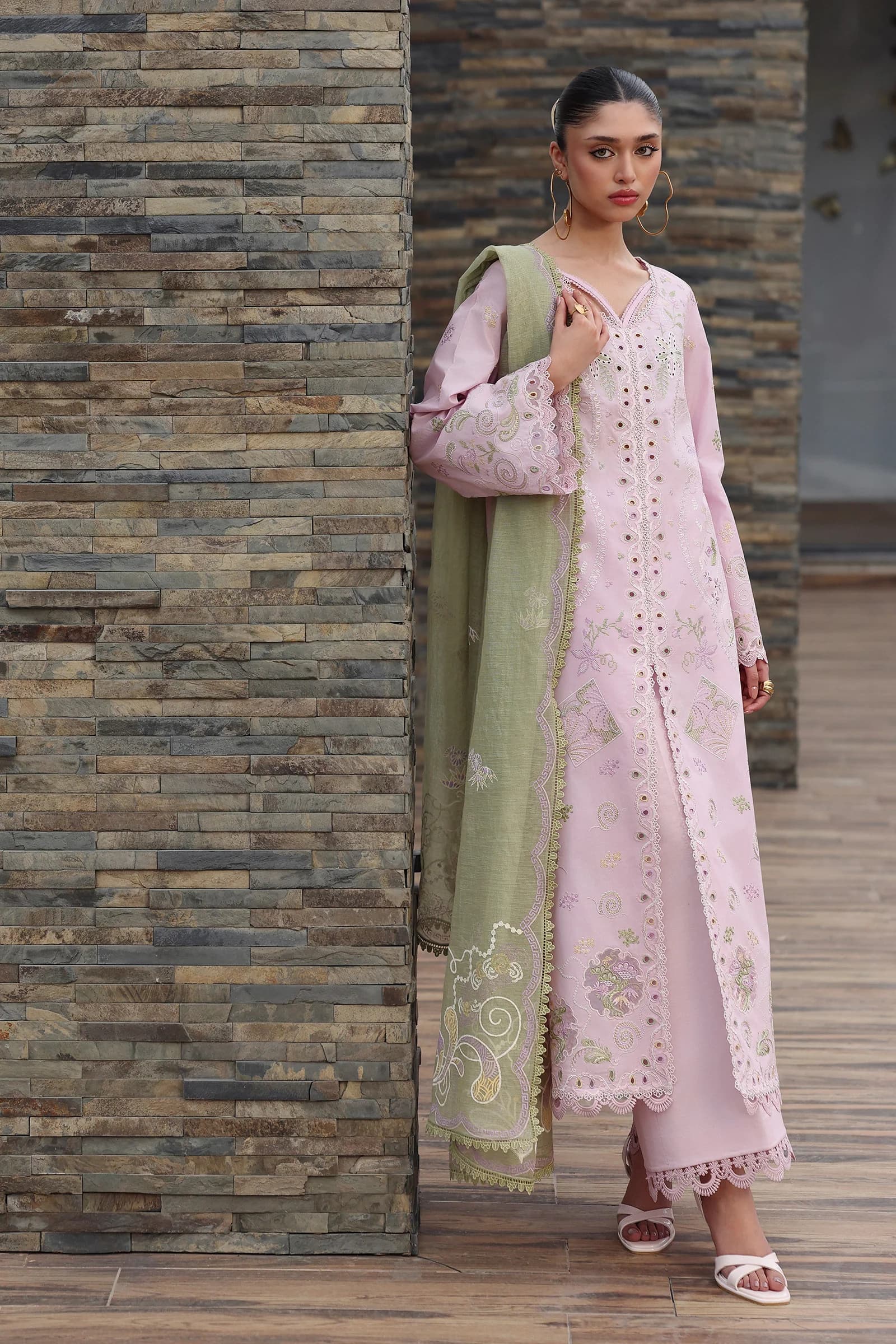 Qalamkar Q Line Lawn Drop 2 Zayla 3 PC