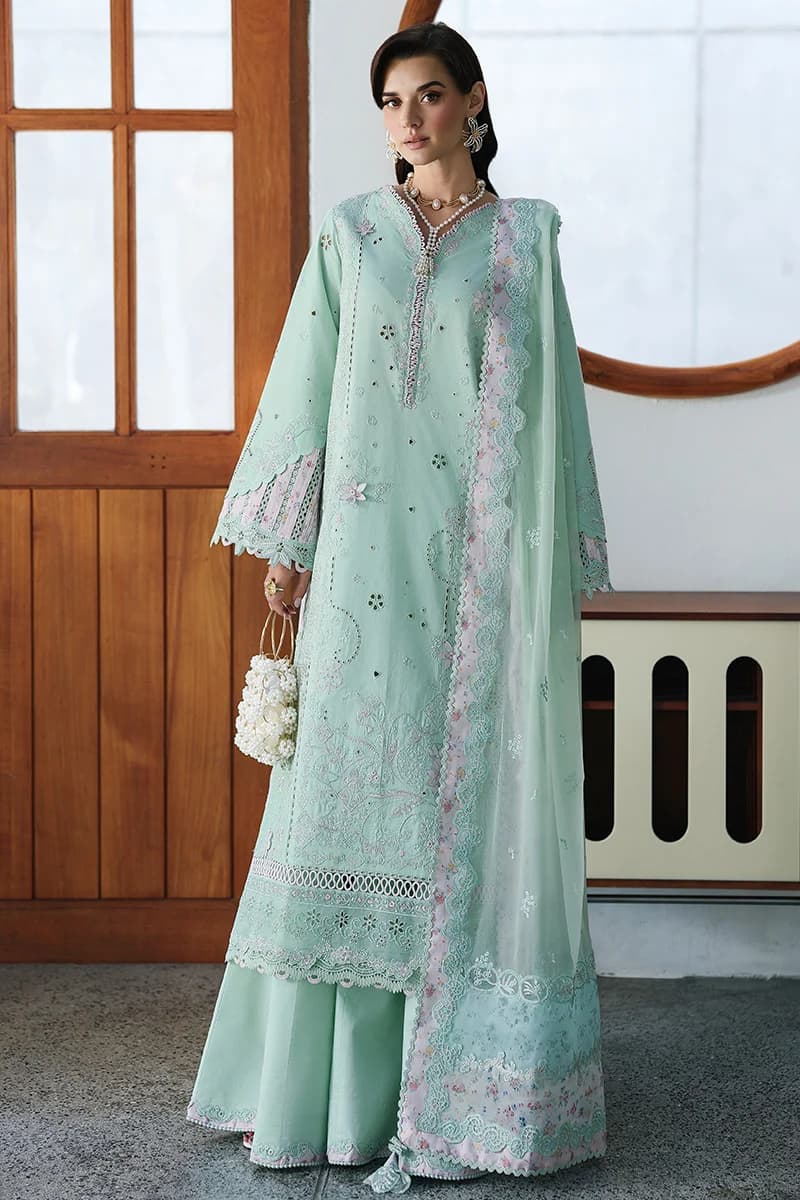 Qalamkar Chikankari 26 Seren CM-08 3 PC