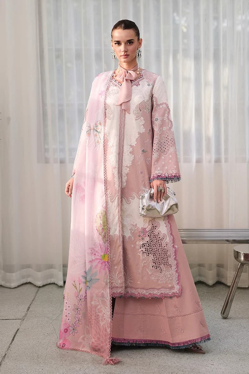 Qalamkar Chikankari 26 Noura CM-06 3 PC