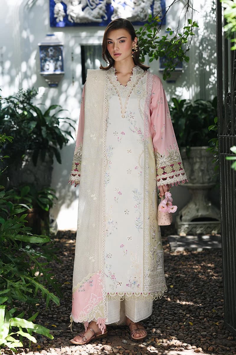 Qalamkar Q Line Lawn Drop 1 Aylin 3 PC