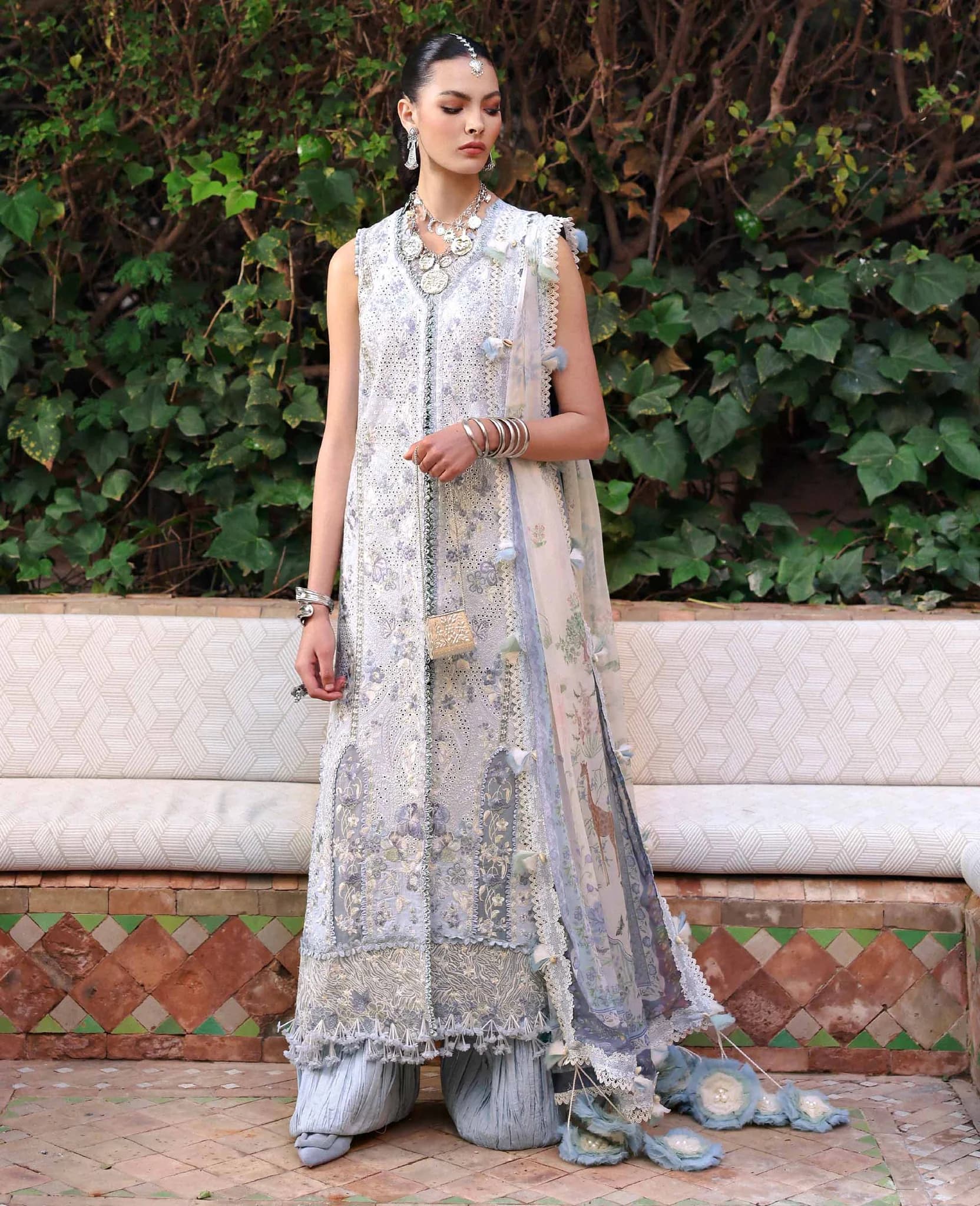 Republic Reine Eid Luxury Lawn D 1A 3 PC